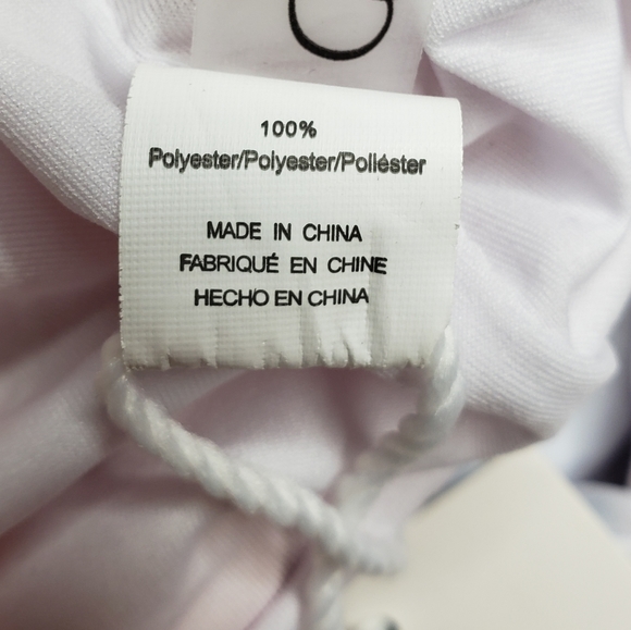 Cupshe Swimsuit One Piece Peach Black White Pinstripe Women's Medium 6/8 NWT - Picture 13 of 15